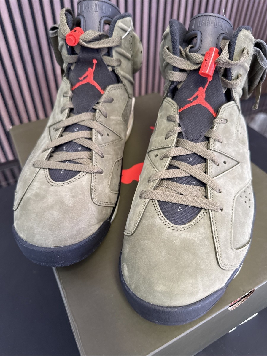 Size 13 - Jordan 6 Retro x Travis Scott Mid Olive for sale online