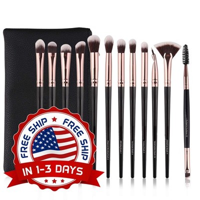 Juego Set Brochas De Maquillaje Professional Para Mujer Paleta Sombras De Ojos.