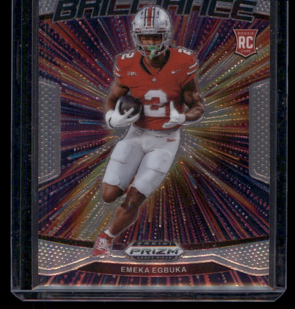 2025 Panini Prizm Draft Picks #8 Emeka Egbuka Brilliance