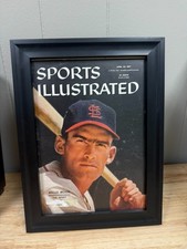 Sports Illustrated April 1957 Wally Moon St. Louis Cardinals magazine famed