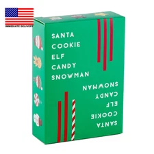 Santa Cookie Elf Candy Snowman Christmas Edition Holiday Card Game by Taco Cat G