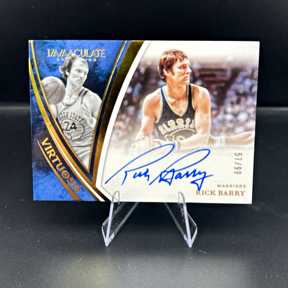 2024 Panini Immaculate Rick Barry  Auto /99 VA-RBY Warriors