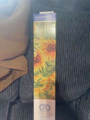 Diamond Dotz Hazy Daze Sunflowers 25x19 Diamond Art - Flowers