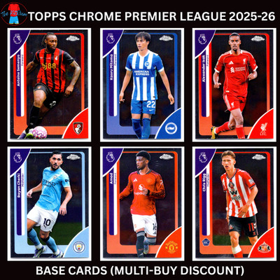 2025-26 Topps Chrome Premier League - Base Cards