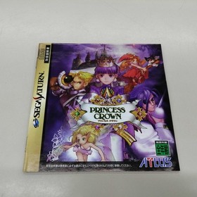Sega Saturn Software Princess Crown Atlus FM376