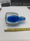 Blenko Glass Stopper - Turquoise 6934
