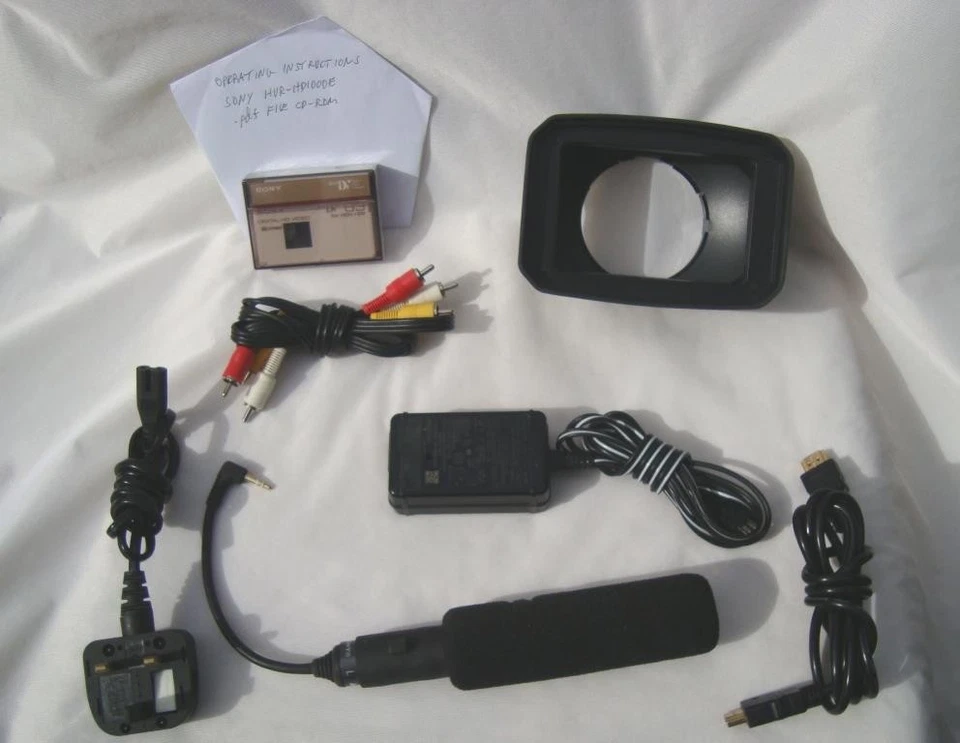 SONY HVR-HD1000E/1000P HDV. MiniDV. HD PRO. Low Hours. PAL. VGC. 1-yr warranty - Image 2 of 4