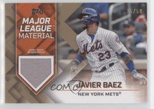 2022 Topps Series 1 Major League Material Gold 35/50 Javier Baez #MLM-JB 0af3