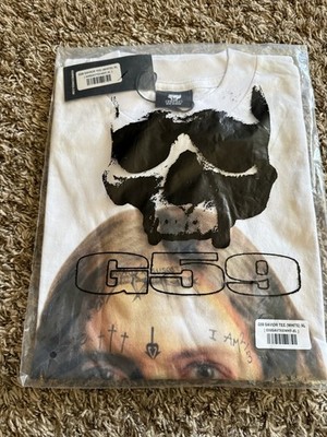 G59 Savior Tee White XL Cotton Graphic Print Men's Jersey T-Shirt