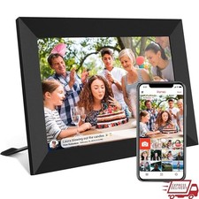 WiFi Digital Photo Frame 10.1 Inch IPS Touch Screen Share Photos Videos New