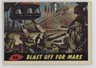 1962 Topps Bubbles Mars Attacks! Blast Off for Mars #46 g3e