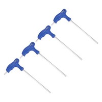 4 StüCk 5Mm SechskantschlüSsel T-Griff Doppelend-SchraubenschlüSsel, CR-V Stahl