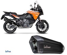 Terminale Scarico Leovince Omol Inox LV12 BLACK KTM 1290 SUPER ADV 2015 2016