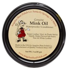 34AS 3 Oz Angelus Genuine Mink Oil Waterproofer Conditioner Paste