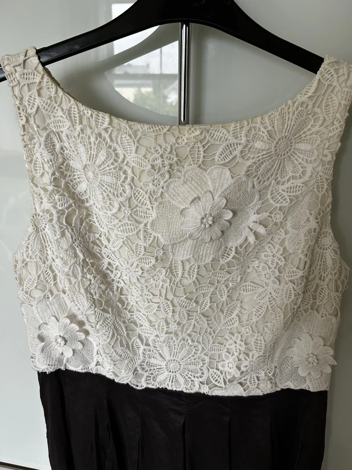 Monsoon Women's Dress Black/White, Size 16, Cruise/Prom/Party - Image 3 of 4