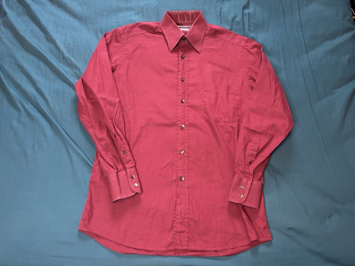 dolce & gabbana dress shirt Vintage Dolce & Gabbana Black Cotton Dress Shirt, Slim Fit (size 17/43)
