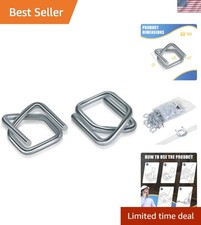 Heavy Duty Galvanized Wire Buckle for 1/2" Width Cord Strapping Pack of 100-W...