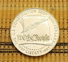1987 200th Anniversary of the Constitution  90% Silver Round