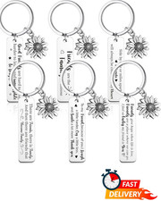 6 Pcs Friendship Keychains for Women Teens Best Friend Gift Charms Set
