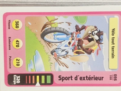 Carte à collectionner Looney Tunes Vélo tout terrain sport extérieur - Photo 1/4