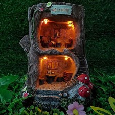 Wee Forest Folk Solar powered Tree House Display Wee Folk not included