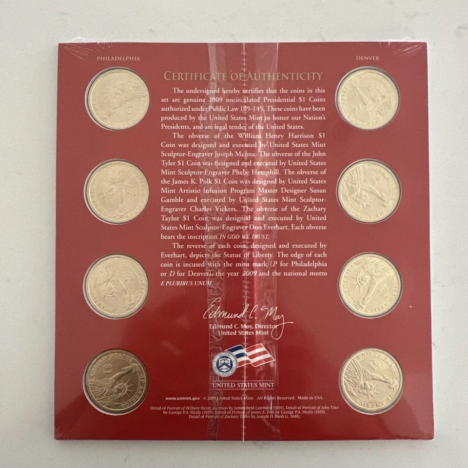 2009 Mint Uncirculated 8 Presidential Coin Set - Unopened - Image 2 of 4