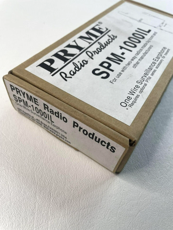 Pryme SPM-1000IL Headphone Kit for Radios ICOM Series G,11, 21 Security Radios - Image 4 of 4