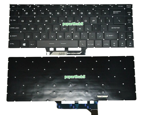 Clavier PC Portable Rétroéclairé pour MSI P75 Creator 9SD 9SE 9SF 9SG Français FR Noir Sans Cadre (Crystal Keycap Clavier PC Portable Rétroéclairé pour MSI P75 Creator 9SD 9SE 9SF 9SG Français FR Noir Sans Cadre (Crystal Keycap