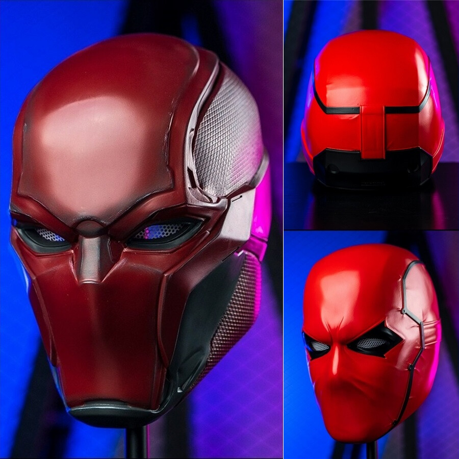 DC Batman Villain Red Hood Jason Todd Cosplay Helmet Resin