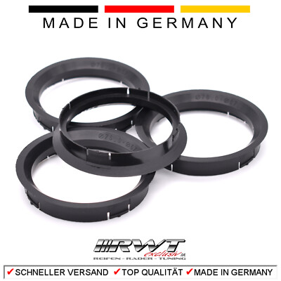 4 Zentrierringe 76,0 x 67,1 RIAL ALUTEC ANZIO MAZDA OPEL KIA HYUNDAI etc. (#91)
