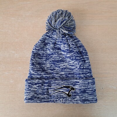 USF COUGAR GOLF BEANIE/SKULL/POM HAT/CAP, FOLD OVER/CUFF, BLUE, UNDER ARMOUR