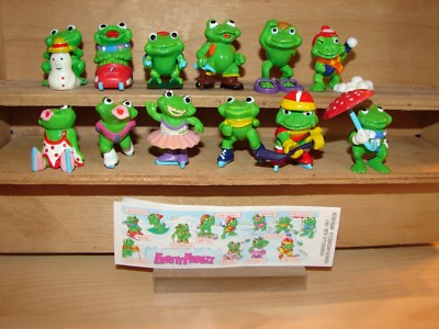 EU FROSTY FROGZZ (RANOPLA) 1994 - KOMPLETTSATZ MIT BPZ  (S, DK, N)