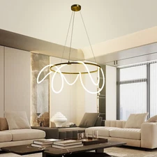 Contemporary Chandeliers Modern Dining Room Lighting Fixtures Adjustable Height