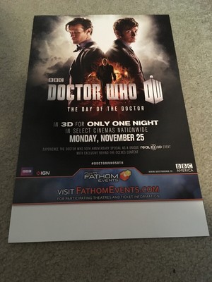 Doctor Who 1 11 Doctors Regenerate 24x36 Dr Tv Poster David Tennant Matt Smith