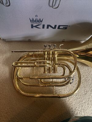 KING マーチングフレンチホルン 1122−LA King 1122 Ultimate Series Marching Bb French Horn