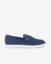 Men's Cochet Suede Loafers- Navy / White -  MSRP $125