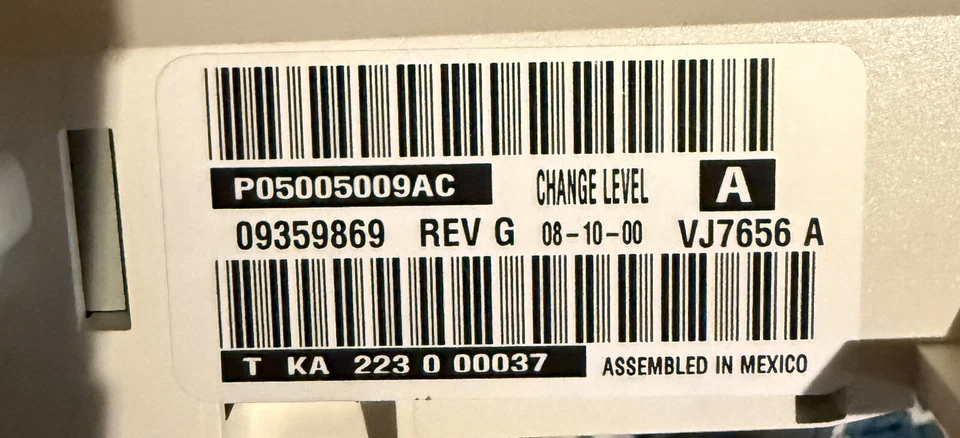 Chrysler/Dodge 2001-2003 aire acondicionado calefacción temperatura climatización OEM Foto 2 de 2