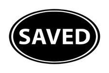 Saved Decal 1 3"x5" Choose Color