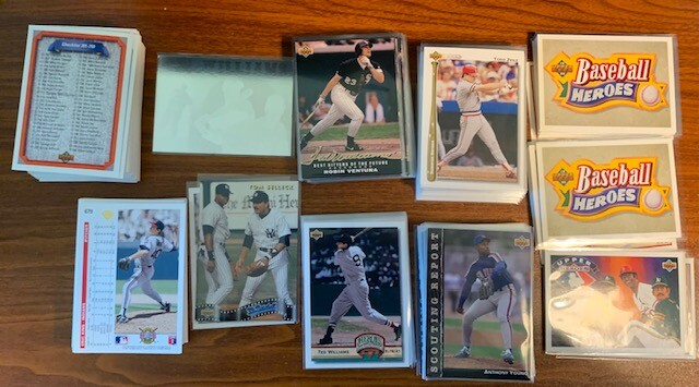 1992 Upper Deck 800 Gold Hologram Card Set +10 Insert Sets Set Free Shipping