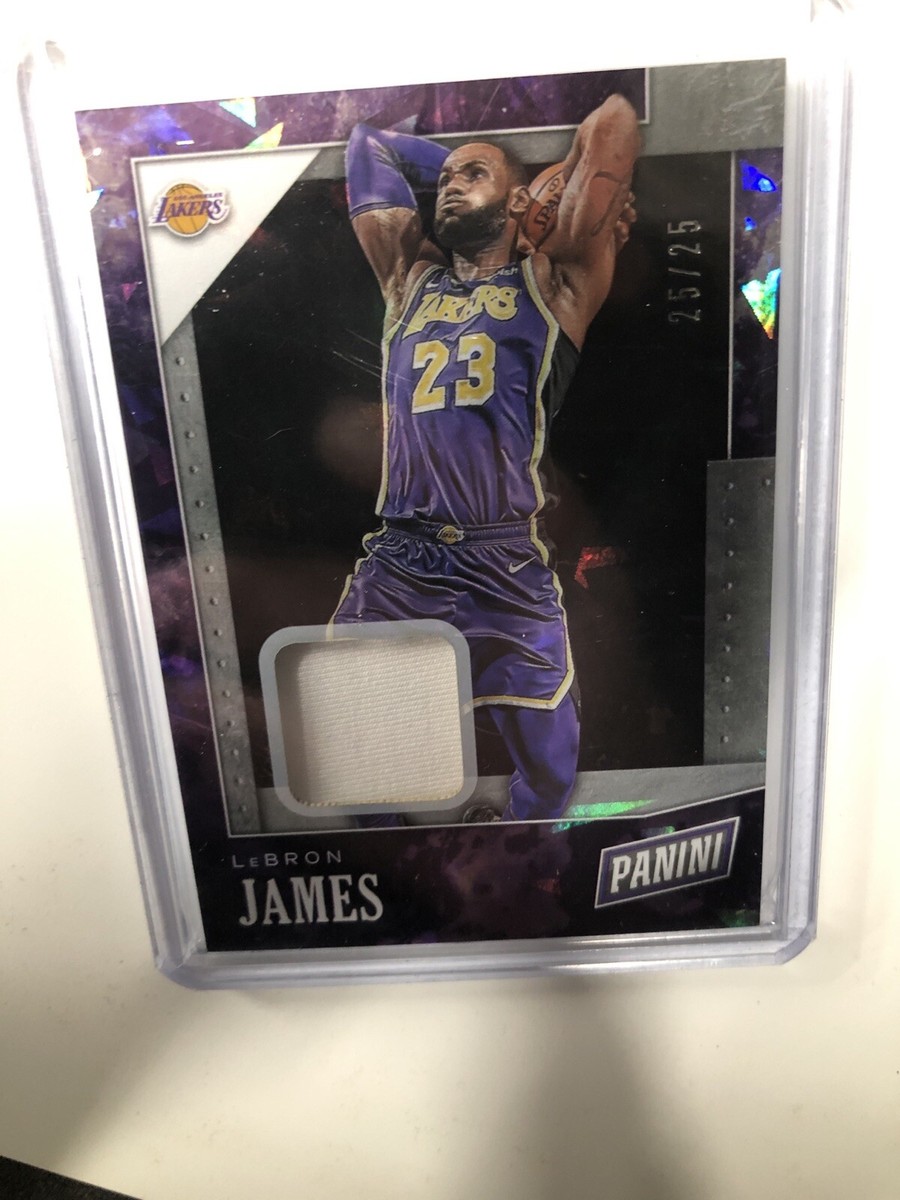 2019 Panini Black Friday Lebron James Cracked Ice SSP /25 LA 