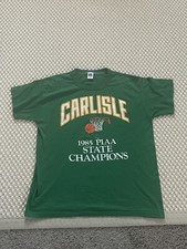 Vintage 1985 Carlise State Champions Basketball Shirt Large