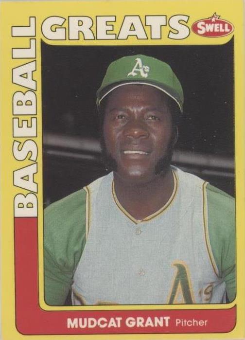1991 Swell Baseball Greats - Mudcat Grant #34 - 1 of 1
