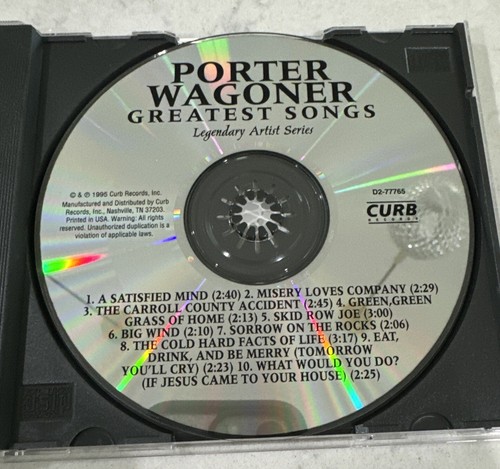 Greatest Songs by Porter Wagoner (CD, 1995) - Foto 3 di 5