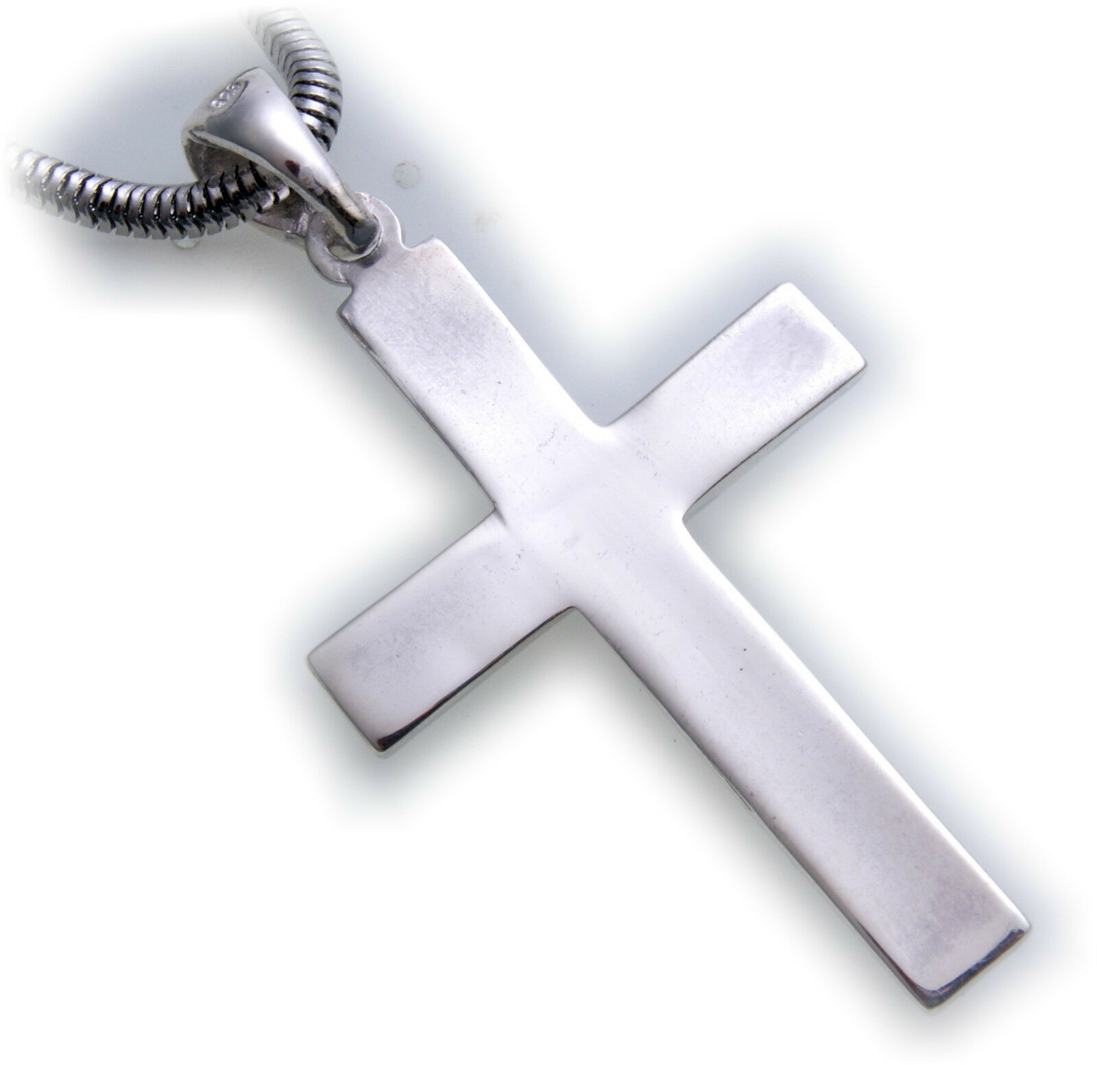 Anhänger Kreuz mit Jesus echt Silber 925 Sterlingsilber Neu Qualität INRI Unisex