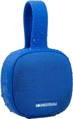 Soundstream h2GO IPX7 Waterproof Portable  Bluetooth, Blue, UP TO 25H OF MUSIC