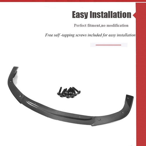 Front Bumper Lip Spoiler REAL CARBON Fit For Mercedes Benz W218 CLS63 15-17 - Picture 12 of 16