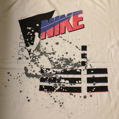 Vintage 90s Nike Gray Tag Made in USA Single Stitch Graphic T