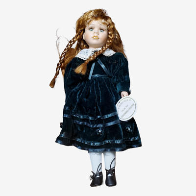 Knightsbridge Collection Fine Hand Painted Porcelain Doll 15 in Tall NWB
