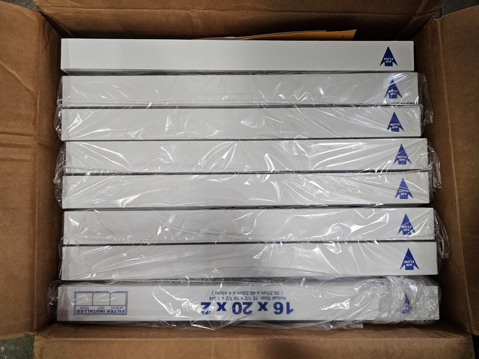 (QTY 8) BestAirPro 2-1620-8 16" x 20" x 2" MERV 8 Commercial Pleated Air Filter