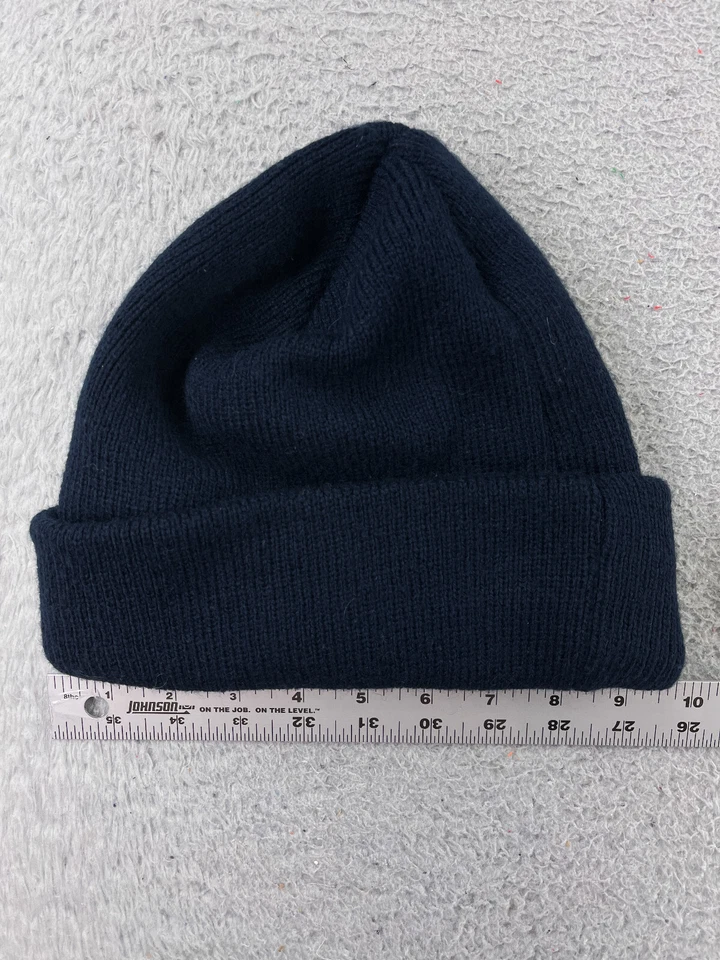 Gorro Thinsulate Toque Adulto Azul Tejido Aislamiento Forrado 100% Acrílico Foto 2 de 4